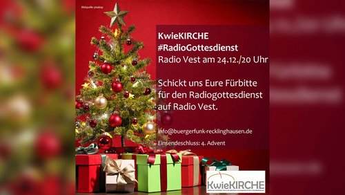 KwieKIRCHE: Radiogottesdienst an Heiligabend