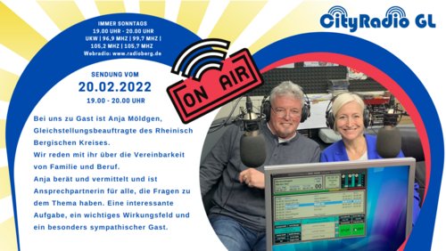 CityRadio GL: Anja Möldgen, Gleichstellungsbeauftragte im Rheinisch-Bergischen-Kreis