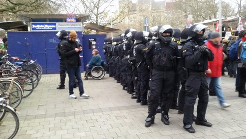 antenne antifa: Kommunalwahl 2020 in Münster, Rechtsextreme bei der Polizei