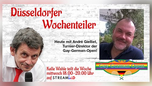 Kalles Wochenteiler: Andre Gielliet, Gay German Open