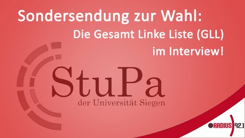 StuPa-Wahl 2018: Gesamt Linke Liste (GLL)