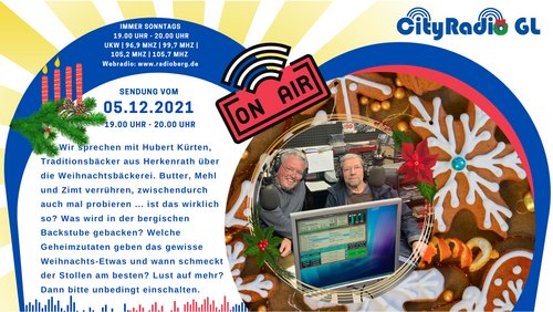 CityRadio GL: Hubert Kürten, Bäcker- und Konditormeister aus Bergisch Gladbach-Herkenrath