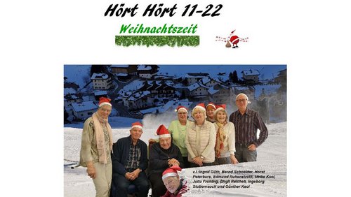 Hört Hört: Adventskalender, Loriot, Marzipan