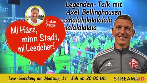 Mi Häzz, Minn Stadt, Mi Leedcher: Axel Bellinghausen, Trainer und ehemaliger Fußballspieler