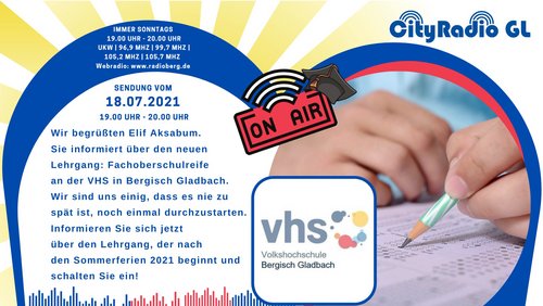 CityRadio GL: Lieblingsmensch-Geschichte, Elif Aksabun – VHS Bergisch Gladbach