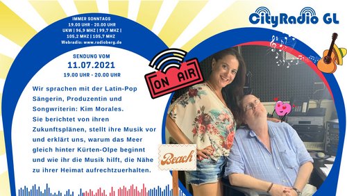 CityRadio GL: "Die 5‑Minuten‑Mama" – Buchtipp, Kim Morales – Latin-Pop-Sägerin