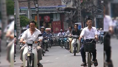 Ein Tag in Saigon in Vietnam
