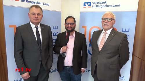 rs1.tv: Bilanz-PK 2018 der Volksbank Bergisches Land, Frank Dehnke im Interview