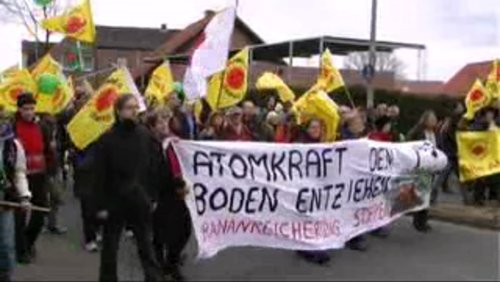 Ökoplosiv: Anti-Atomkraft-Demo in Gronau
