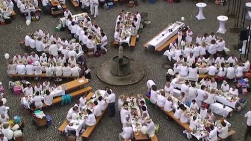 SÄLZER.TV: Dinner in weiß 2013, Storchenhof in Verlar, 650 Jahre Dreckburg