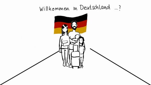 "offene arme" - Geflüchtete Menschen in Deutschland