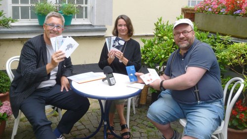 Jung und Alt: Bettina Schipping - Zeichnerin, Dirk Meissner - Cartoonist