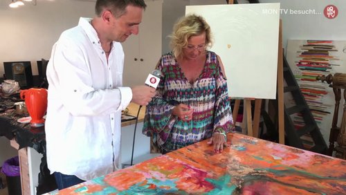 MON TV besucht ... Beate Mack, Künstlerin auf Mallorca