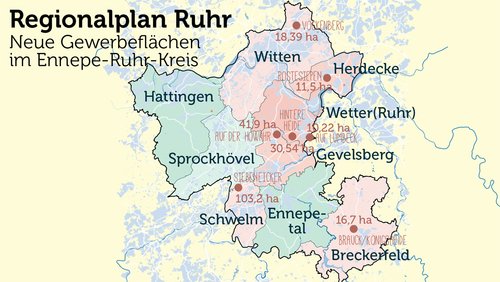 Regionalplan Ruhr – Pläne für den Ennepe-Ruhr-Kreis