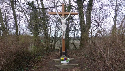 Senfpott: Wegkreuz Forck – Holzkreuz in Waltrop