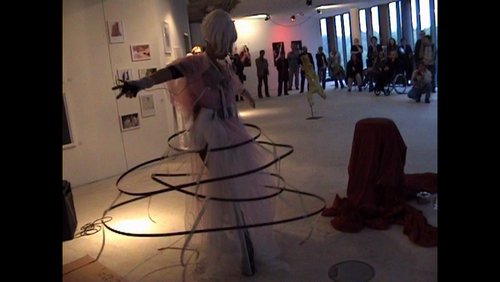 Kontakthof-Vernissage: Performance "Evolution der Lust"