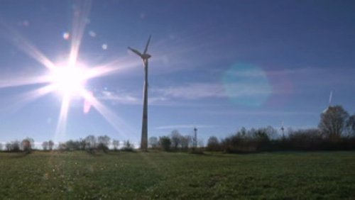 Grünsehen: Windkraftanlagen 