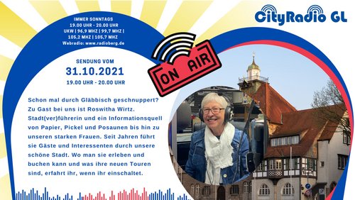 CityRadio GL: Roswitha Wirtz, Stadtführerin in Bergisch Gladbach