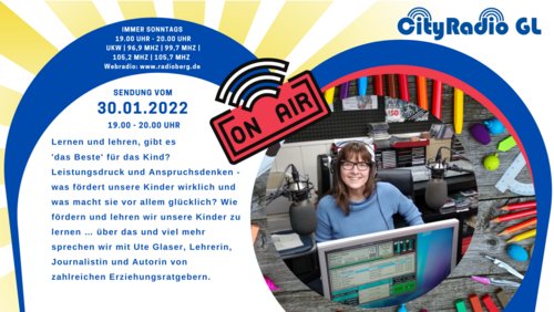 CityRadio GL: Ute Glaser, Lehrerin und Journalistin aus Bergisch Gladbach