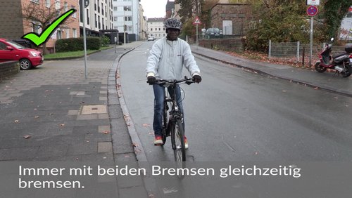 Unterwegs in Deutschland - als Radfahrer - Deutsch mit UT