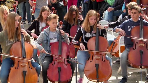 Ode an die Freude – Musik-Flashmob in Hemer