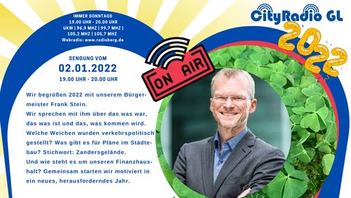 CityRadio GL: Frank Stein, Bürgermeister von Bergisch Gladbach