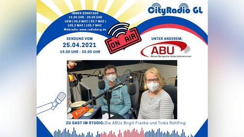CityRadio GL: Birgit Franke und Tinka Rohlfing, Aktive Bergische Unternehmerinnen (ABU)