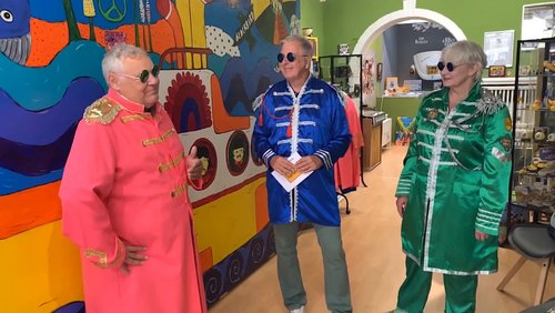 Franks Sitzecke unterwegs: "The Green Walrus" – Beatles-Gallery in Viersen