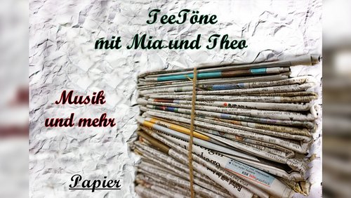 TeeTöne: "Alles mit Papier", Kuhviertel in Münster