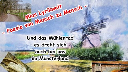 Mias Lyrikwelt: Mühlen drehen sich in unserem Münsterland