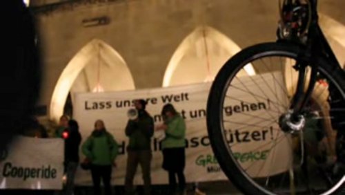 MNSTR.TV: Demonstration zum Weltklimagipfel, Design-Gipfel