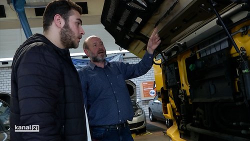 Grenzenlos TV: Berufskraftfahrer - Workshop am Carl-Severing-Berufskolleg in Bielefeld