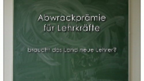 Tabula Rasa: Braucht das Land neue Lehrer?