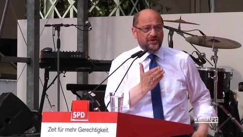Martin Schulz, SPD - Wahlkampf in Bielefeld