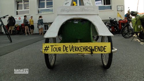 Tour de Verkehrswende - Fahrraddemo von Paris nach Berlin