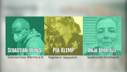 Junges Report - Community 2.0: Pia Klemp, Sebastian Heinze und Anja Sportelli - Werkstatt des WIR