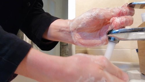 Nicht vergessen: Hände waschen!