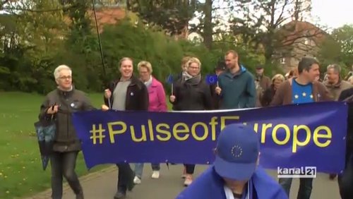 Bielefeld Sozial: "Pulse of Europe", Mai-Kundgebung, AfD-Gegendemo