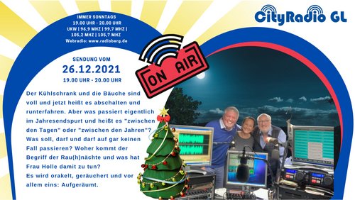 CityRadio GL: Jahresendspurt 2021, Rau(h)nächte, "Rumfort-Suppe"