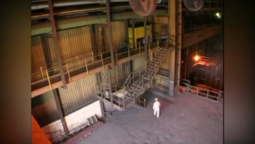 Der Schmerz der Stille - Hoesch-Stahlwerk in Dortmund-Hörde