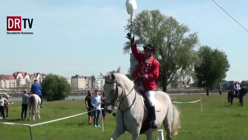 Gänsereiten beim Schützenfest in Düsseldorf-Oberkassel