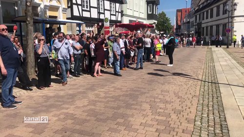 Demonstrationen in Horn-Bad Meinberg