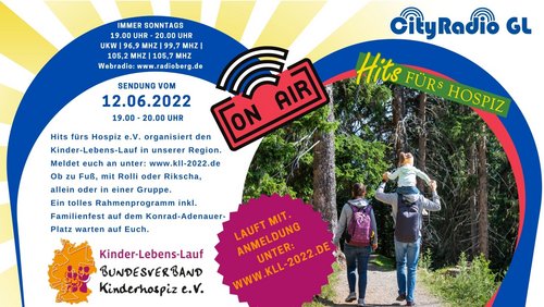 CityRadio GL: "Hits fürs Hospiz e. V." - Kinder-Lebens-Lauf