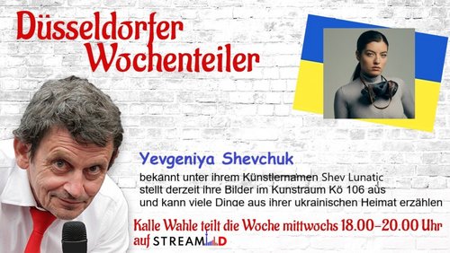 Kalles Wochenteiler: Yevgeniya Shevchuk, Künstlerin aus Düsseldorf