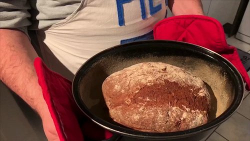 Kochen und Backen und das mit Piet: Dinkel-Roggen-Brot