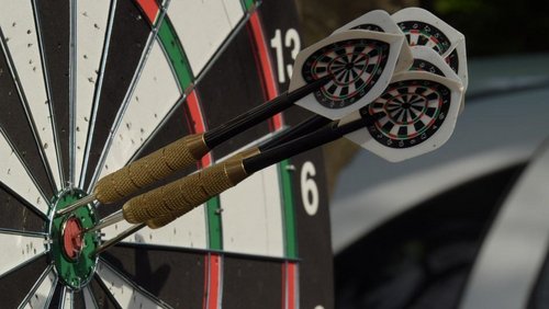 Teamgeist: Deutsche Fans bei der Darts-WM, "Icey" - Maskottchen der "Iserlohn Roosters", Baseball