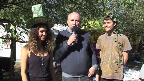 Aktivisten im Hambacher Forst