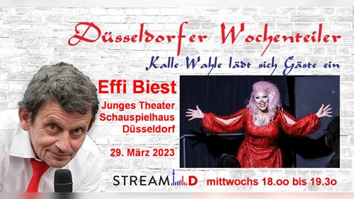 Kalles Wochenteiler: Lasse Scheiba, Dramaturg und Drag-Queen am Düsseldorfer Schauspielhaus