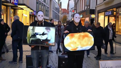 MNSTR.TV: Bücherei am Hansaplatz, "Münster for Liberation"-Protest