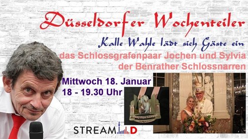 Kalles Wochenteiler: Sylvia Schäfer und Jochen Scharf, Benrather Schlossnarren